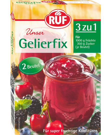 Gelfix 3:1(pentru 350g zahar la 1kg fructe), 2x25g, Ruf