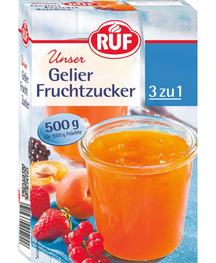 Gelifiant fructoza 3:1(continut pentru 1,5kg fructe), Ruf, 500g