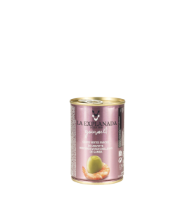 Masline verzi fara samburi, umplute cu creveti, La Explanada, 280g